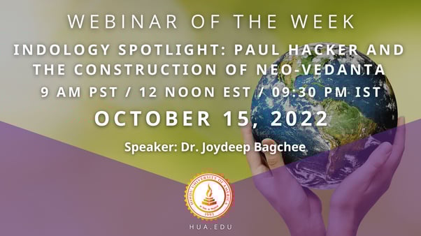 Indology Spotlight: Paul Hacker and the construction of Neo-Vedanta
