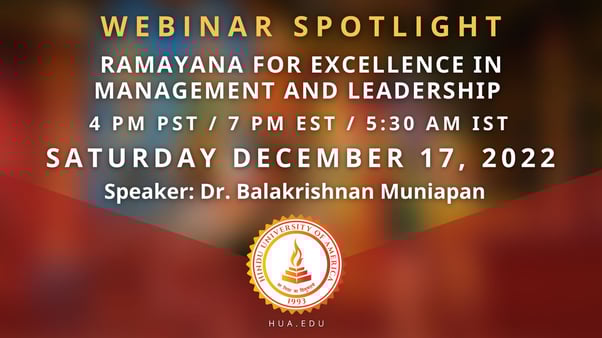 Ramayana for Excellence in Management and Leadership
