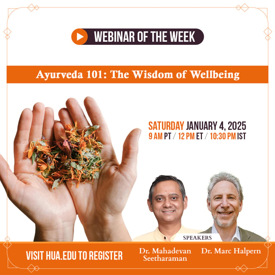 Ayurveda 101 The Wisdom of Wellbeing_Mailer