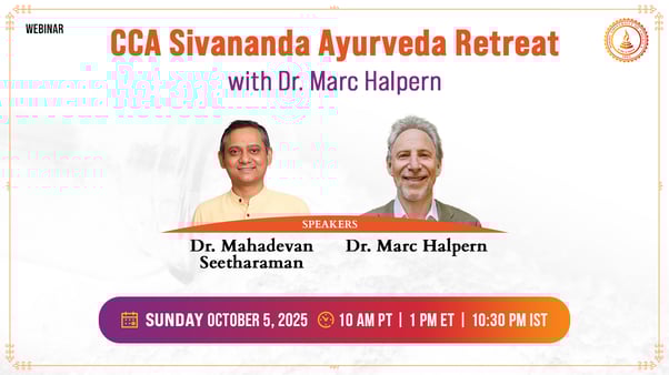 CCA Sivananda Ayurveda Retreat with Dr. Marc Halpern