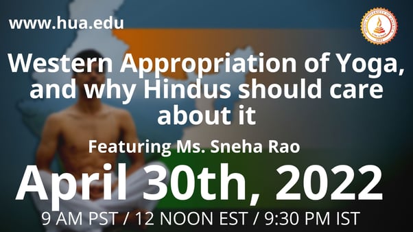 Western Appropriation of Yoga, and why Hindus should care about it