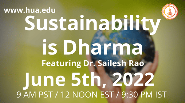 Sustainability is Dharma