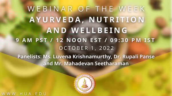 Ayurveda, Nutrition and Wellbeing