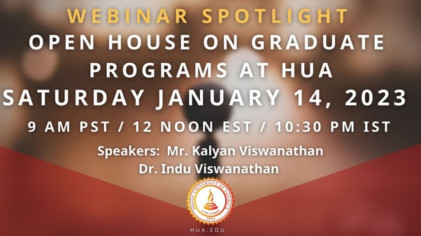 Open House on Graduate Programs at HUA