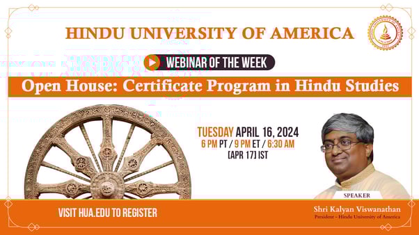 Open House: Certificate Program in Hindu Studies