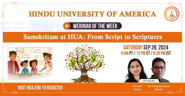 Samskritam at HUA: From Script to Scriptures