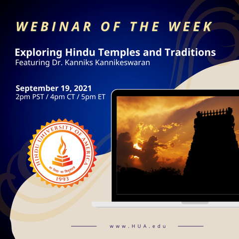 Temples and Traditions Webinar Flyer