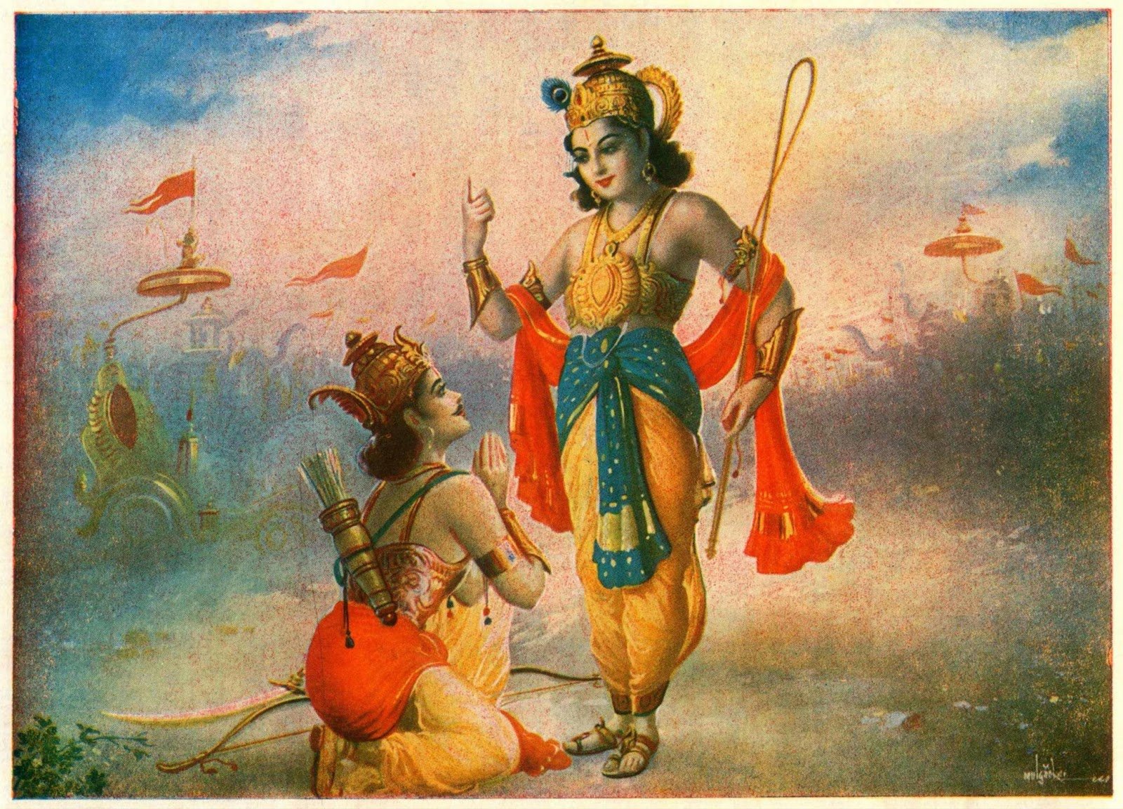 Featured image: Bhagad gita - Read full post: COVID-19 and The Bhagavad Gita